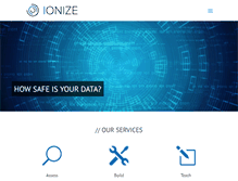 Tablet Screenshot of ionize.com.au